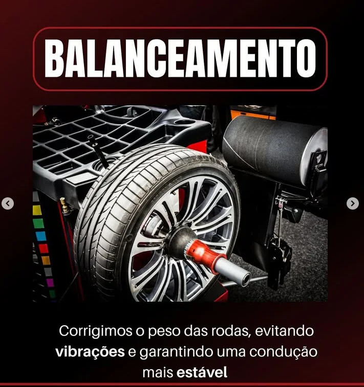 Balanceamento: imagem da publicação da Fazam Car